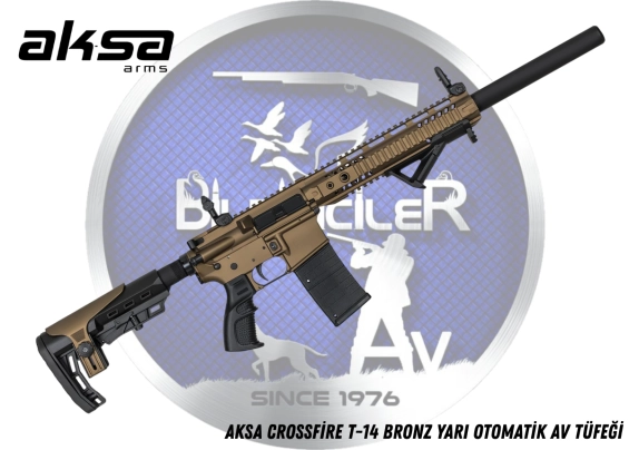 Aksa Crossfire T-14 Bronz Yarı Otomatik Av Tüfeği