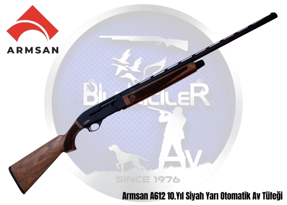 Armsan A612 10.Yıl Siyah Yarı Otomatik Av Tüfeği