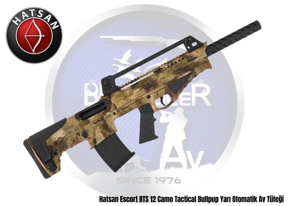 Hatsan Escort BTS 12 Camo Tactical Bullpup Yarı Otomatik Av Tüfeği