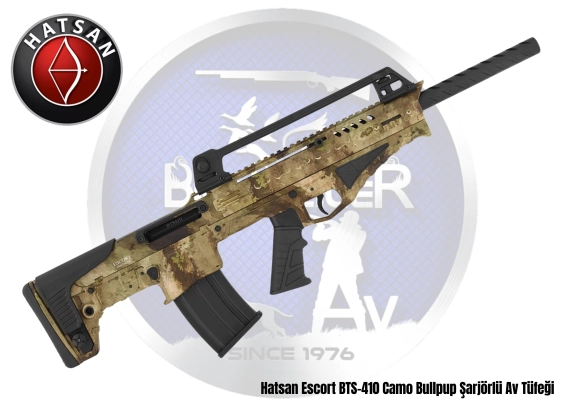 Hatsan Escort BTS-410 Camo Bullpup Şarjörlü Av Tüfeği