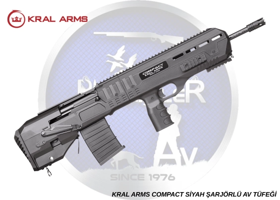 KRAL ARMS COMPACT SİYAH ŞARJÖRLÜ AV TÜFEĞİ