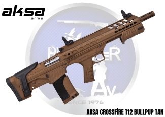 Aksa Crossfire T12 Tan Bullpup Çift Sistem Av Tüfeği