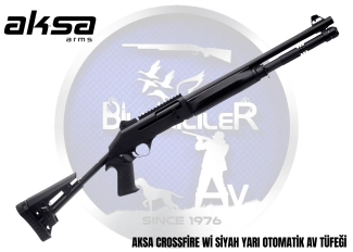 AKSA CROSSFİRE Wİ SİYAH YARI OTOMATİK AV TÜFEĞİ