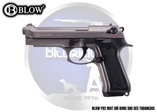 BLOW F92 MAT GRİ KURU SIKI SES TABANCASI