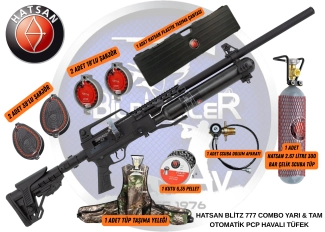 HATSAN BLİTZ 777 COMBO YARI & TAM OTOMATİK PCP HAVALI TÜFEK