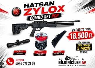 Hatsan Zylox 5.5mm PCP AR-15 Dipçikli Havalı Tüfek full set