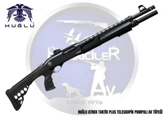 HUĞLU ATROX TAKTİK PLUS TELESKOPİK POMPALI AV TÜFEĞİ