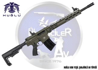 HUĞLU XR8 YEŞİL ŞARJÖRLÜ AV TÜFEĞİ