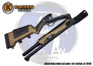 KAİZEN NEXUS BRONZ KATLANIR Y.OTO TAKTİKAL AV TÜFEĞİ