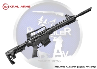 Kral Arms K12 Siyah Şarjörlü Av Tüfeği