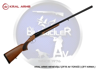 KRAL ARMS MENEVİŞLİ ÇİFTE AV TÜFEĞİ ( ÇİFT KIRMA )