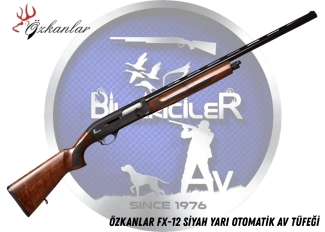ÖZKANLAR FX-12 siyah Yarı Otomatik Av Tüfeği
