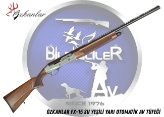 ÖZKANLAR FX-15 SU YEŞİLİ Yarı Otomatik Av Tüfeği