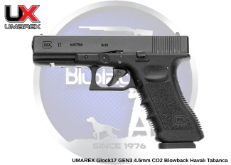 UMAREX Glock17 GEN3 4.5mm CO2 Blowback Havalı Tabanca 5.8361