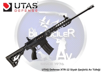 UTAŞ Defense XTR-12 Siyah Şarjörlü Av Tüfeği.