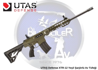 UTAŞ Defense XTR-12 Yeşil Şarjörlü Av Tüfeği