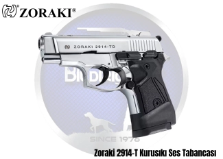 Zoraki 2914-T Krom Kurusıkı Ses Tabancası