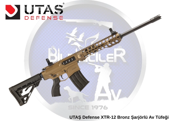 UTAŞ Defense XTR-12 Bronz Şarjörlü Av Tüfeği