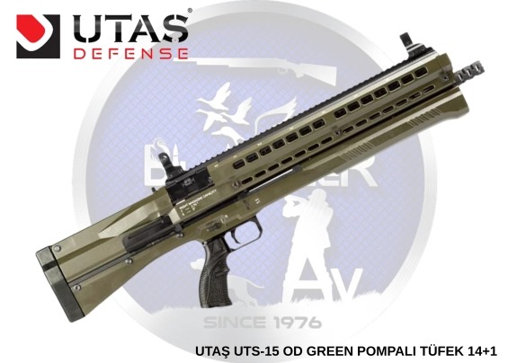 UTAŞ UTS-15 OD GREEN POMPALI TÜFEK 14+1