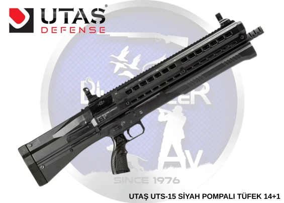UTAŞ UTS-15 SİYAH POMPALI TÜFEK 14+1