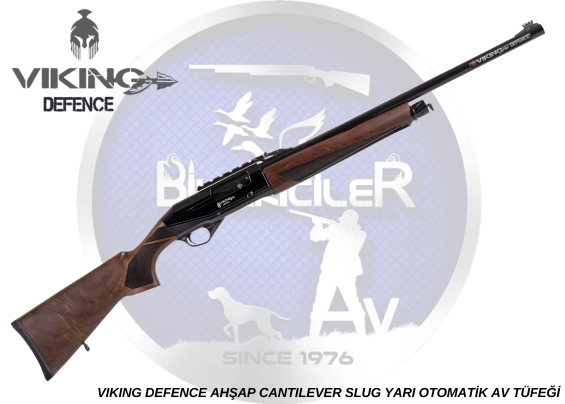 VIKING DEFENCE AHŞAP CANTILEVER SLUG YARI OTOMATİK AV TÜFEĞİ