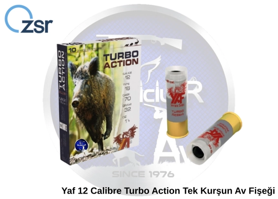 Yaf 12 Calibre Turbo Action Tek Kurşun Av Fişeği