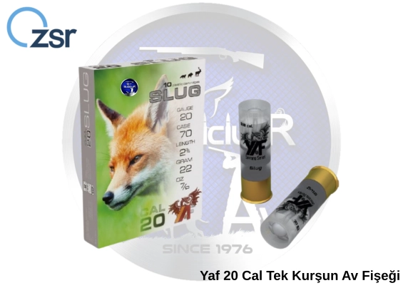 Yaf 20 Cal Tek Kurşun Av Fişeği